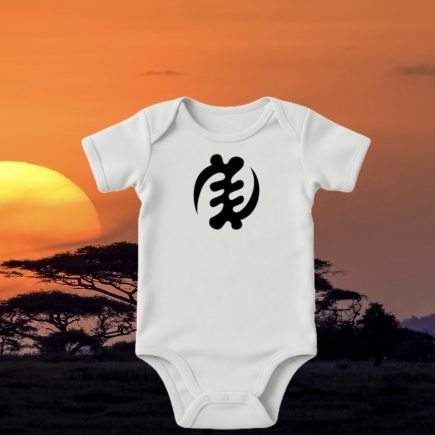 Adinkra Symbol Gye Nyame baby bodysuit